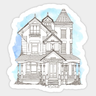 Victorian House Sticker